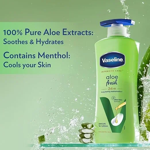 Vaseline Aloe Fresh Moisturizing Body Lotion, 400ml image 5