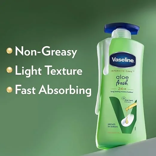 Vaseline Aloe Fresh Moisturizing Body Lotion, 400ml image 4