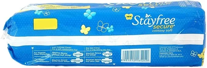 Stayfree Secure Cottony Regular Wings (8 Count), image 3