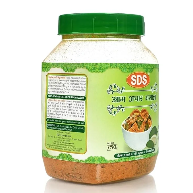  SDS Aam Achaar Masala - 750g (Pack of 1) | Premium Blend of Traditional Spices | Ready-to-Use Pickle Mix | image 4