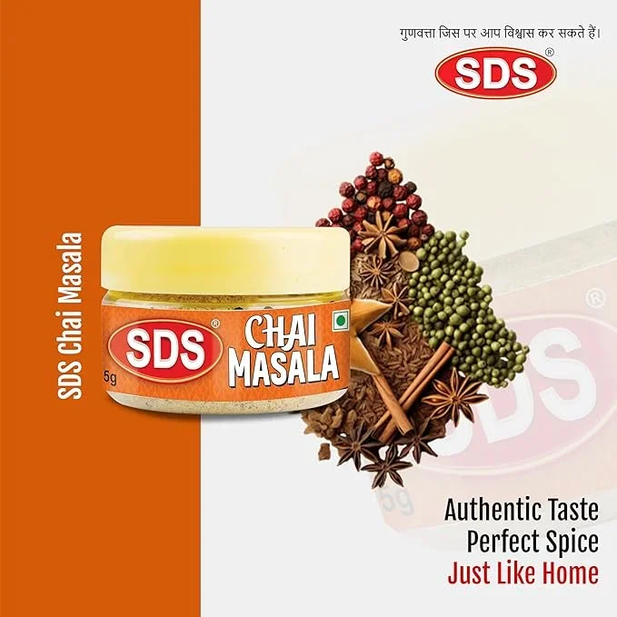 SDS Chai Masala - 25g | Immunity Booster | with Elaichi, Ginger, Clove, Black Pepper image 5