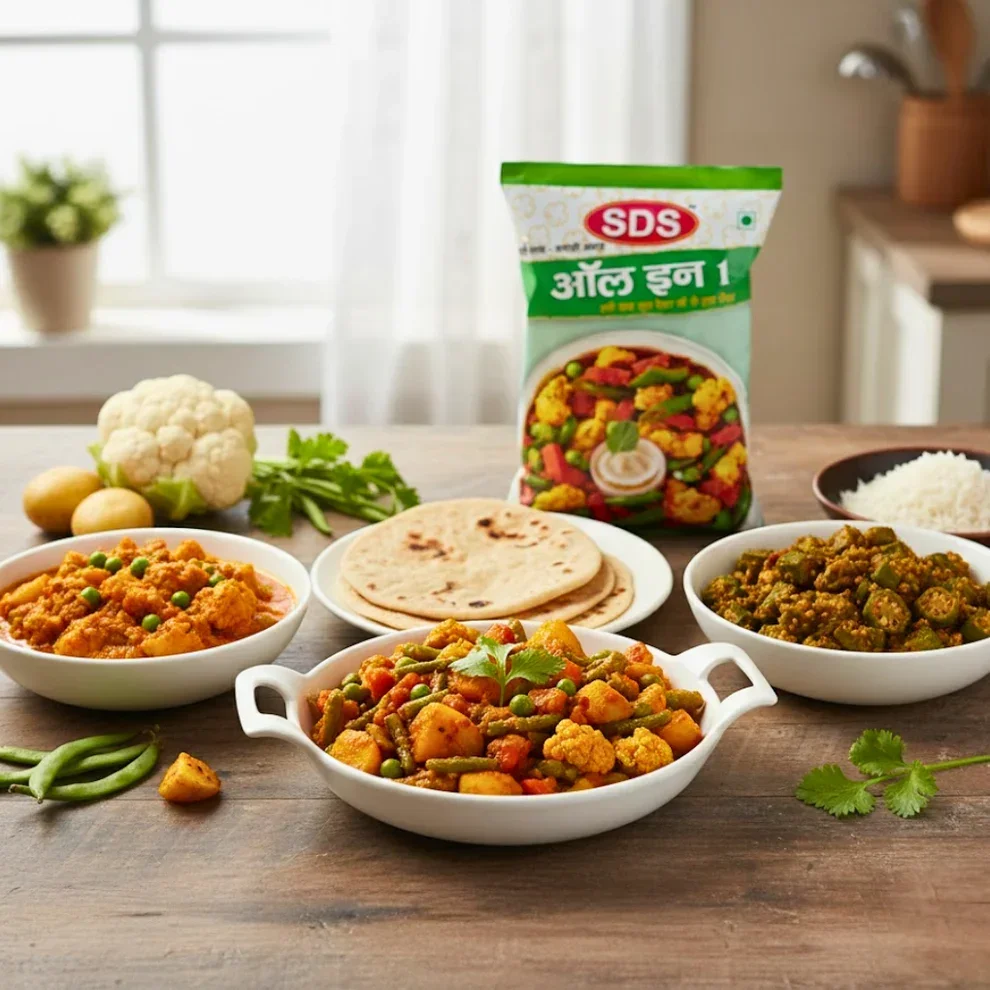 SDS All in One Masala – 50g Pack for Curries & Vegetable Dishes image 8