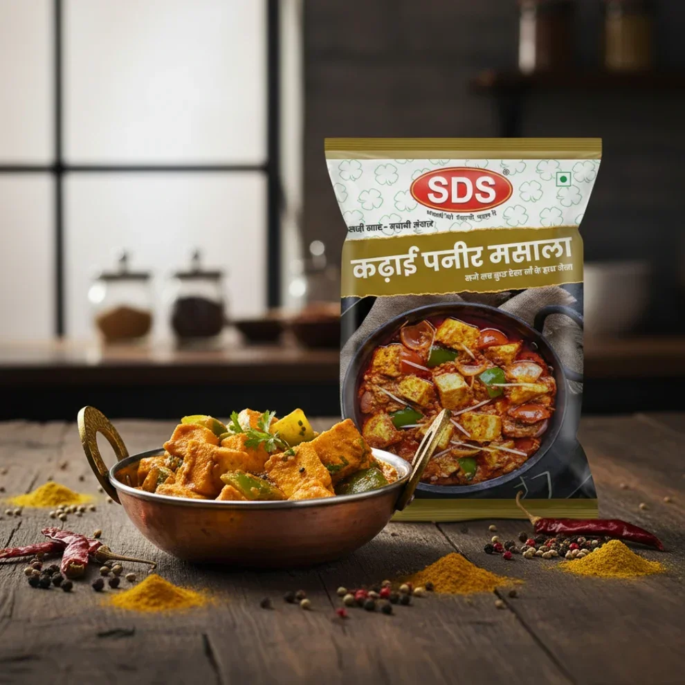 SDS Kadhai Paneer Masala 40g – Spicy & Tangy Gravy Mix for Restaurant-Style Kadai Paneer image 8