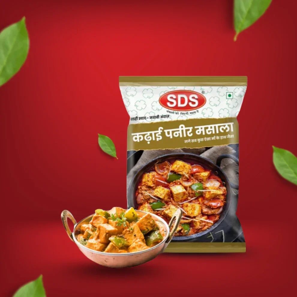 SDS Kadhai Paneer Masala 40g – Spicy & Tangy Gravy Mix for Restaurant-Style Kadai Paneer image 9