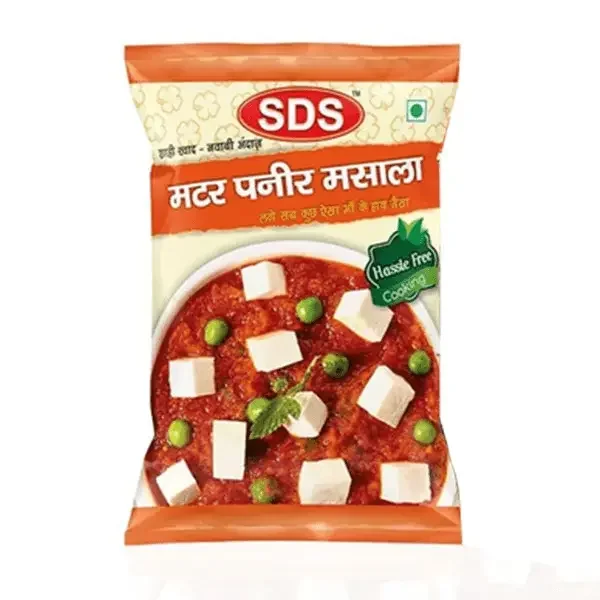 SDS Matar Paneer Masala – 40g | Homemade Spice Blend for Healthy Cooking