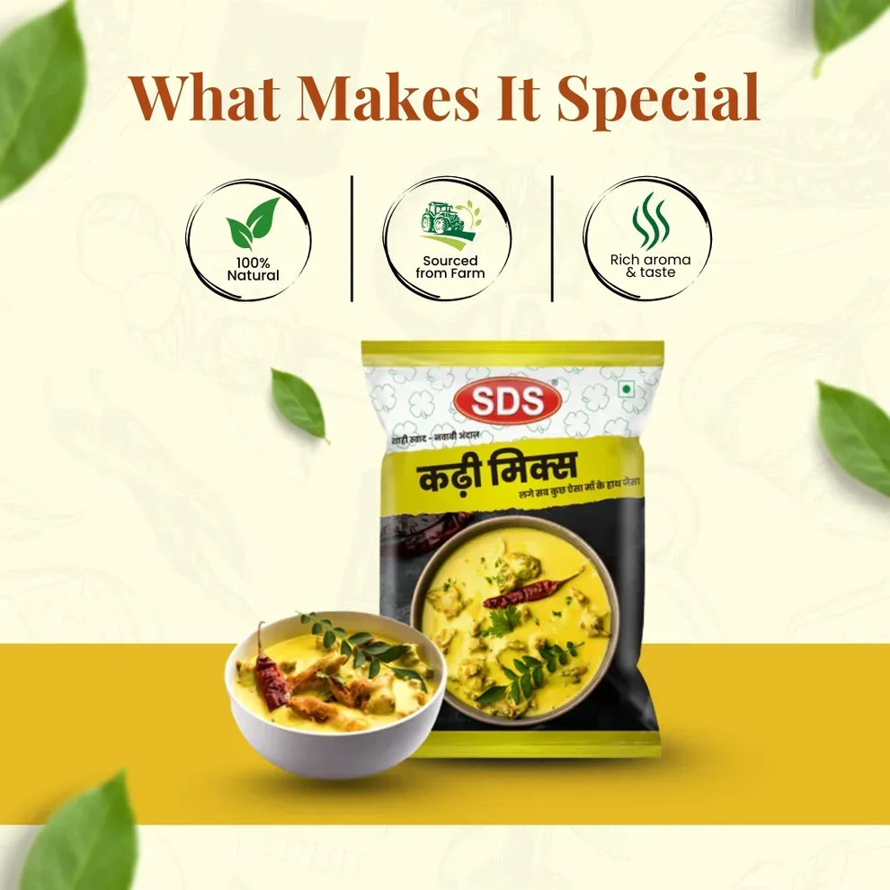 SDS Kadhi Mix (80g) – Authentic Homemade Taste for Perfect Kadhi image 7