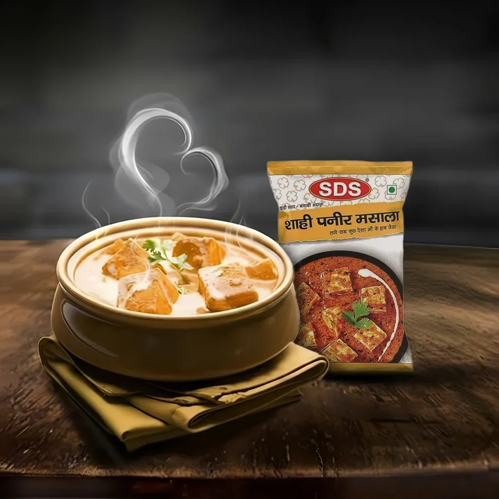 SDS Shahi Paneer Masala 40g + Free SDS Rajma Masala 35g – Combo Pack image 7