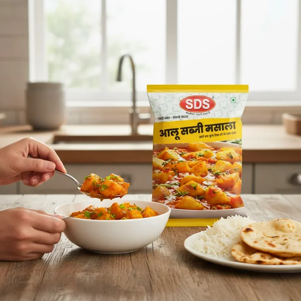 SDS Aloo Sabzi Masala 60g – Special Cooking Masala for Aloo Sabji image 7