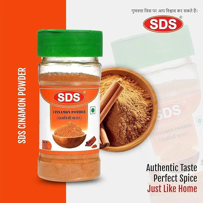 SDS Cinnamon Powder - 50g | Dalchini Powder | 100% Pure & Natural image 3
