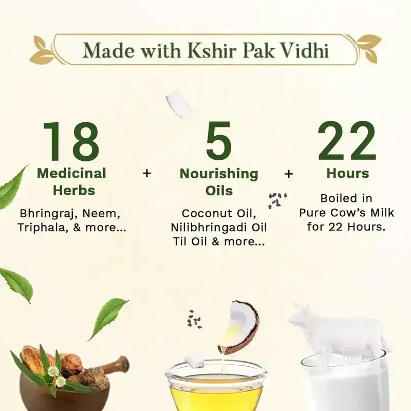 SESA, Ayurvedic Hair Oil With Bhringraj, 200ml image 6