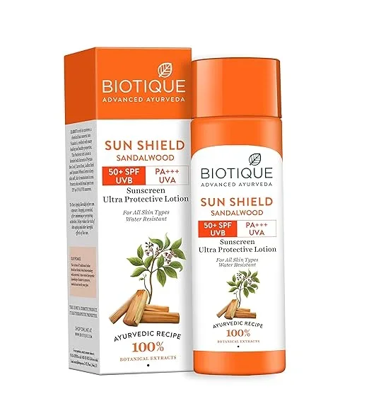 Biotique Bio Sandalwood Sunscreen, Face Lotion, 190ml