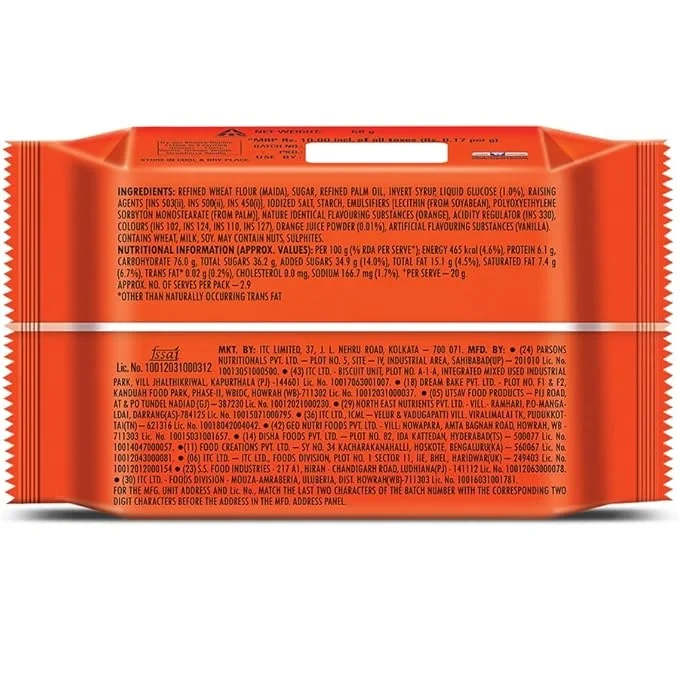  Sunfeast Bounce Cream Tangy Orange, 56g image 2