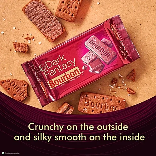 Classic Chocolate Indulgence — Sunfeast Dark Fantasy Bourbon (63 g) image 4