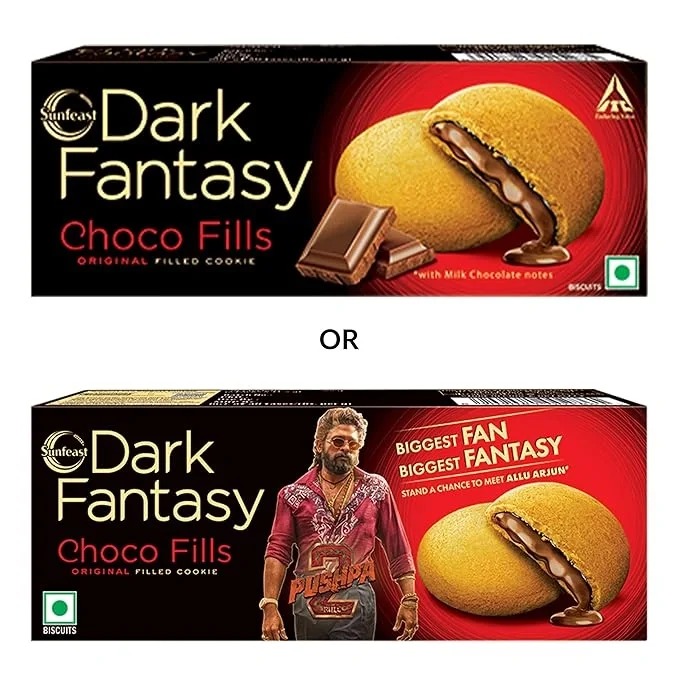 Sunfeast Dark Fantasy Choco Fills 46 g – Chocolate Crème Filled Cookies image 3