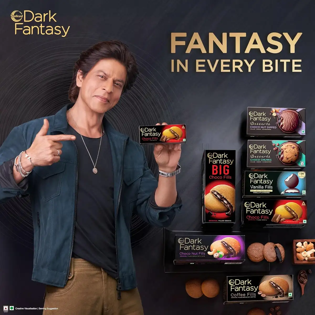 Sunfeast Dark Fantasy Choco Fills 46 g – Chocolate Crème Filled Cookies image 6