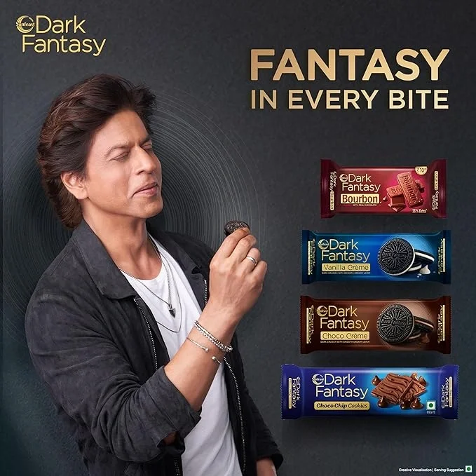 Sunfeast Dark Fantasy Chocolate Crème Biscuits – 55.3 g Pack image 3