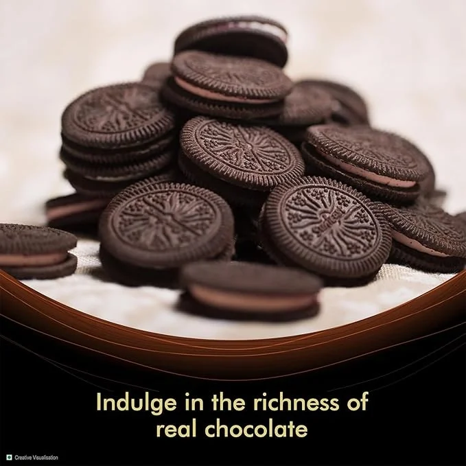 Sunfeast Dark Fantasy Chocolate Crème Biscuits – 55.3 g Pack image 4