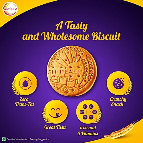 Sunfeast Marie Light Active 70 g – Low-Fat Digestive Biscuits image 5