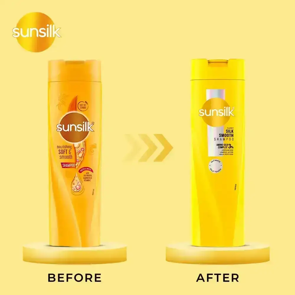 Sunsilk, Flowy Silk Smooth Shampoo, 350 ml image 7