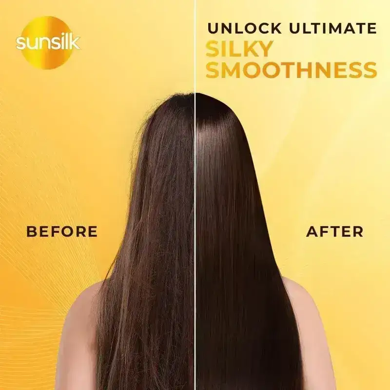 Sunsilk, Flowy Silk Smooth Shampoo, 350 ml image 8