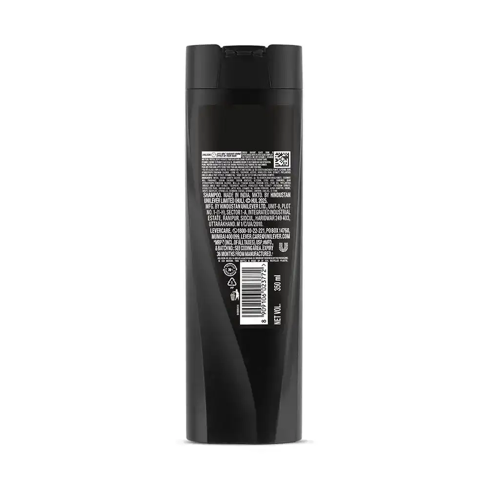 Sunsilk, Radiant Black Shine Shampoo, 350 ml image 2