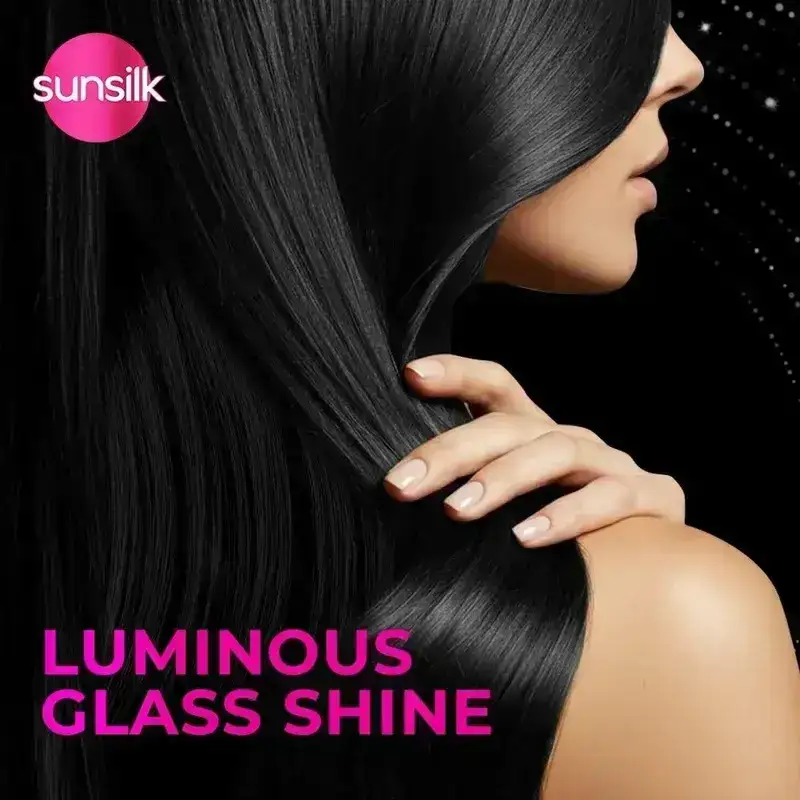 Sunsilk, Radiant Black Shine Shampoo, 350 ml image 5