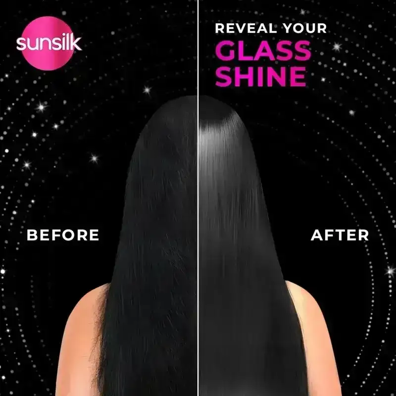 Sunsilk, Radiant Black Shine Shampoo, 350 ml image 8