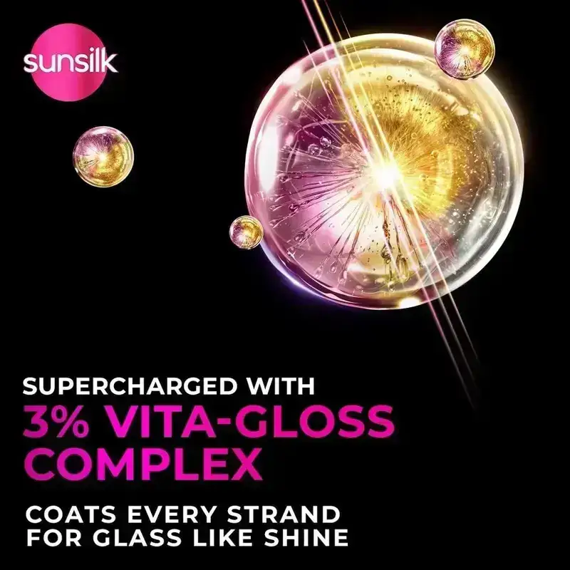 Sunsilk, Radiant Black Shine Shampoo, 350 ml image 9