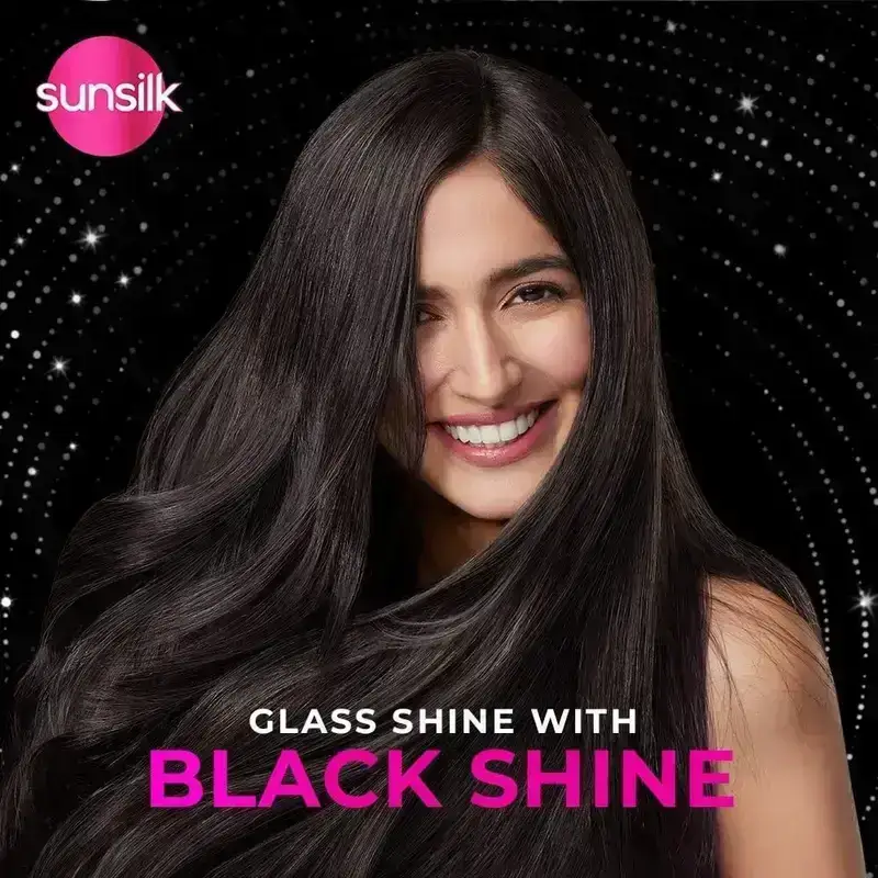 Sunsilk, Radiant Black Shine Shampoo, 350 ml image 10