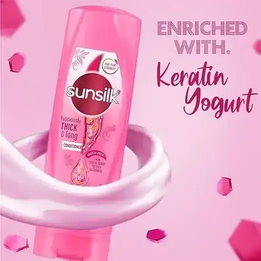 Sunsilk, Lusciously Thick and Long Conditioner, 340ml image 2