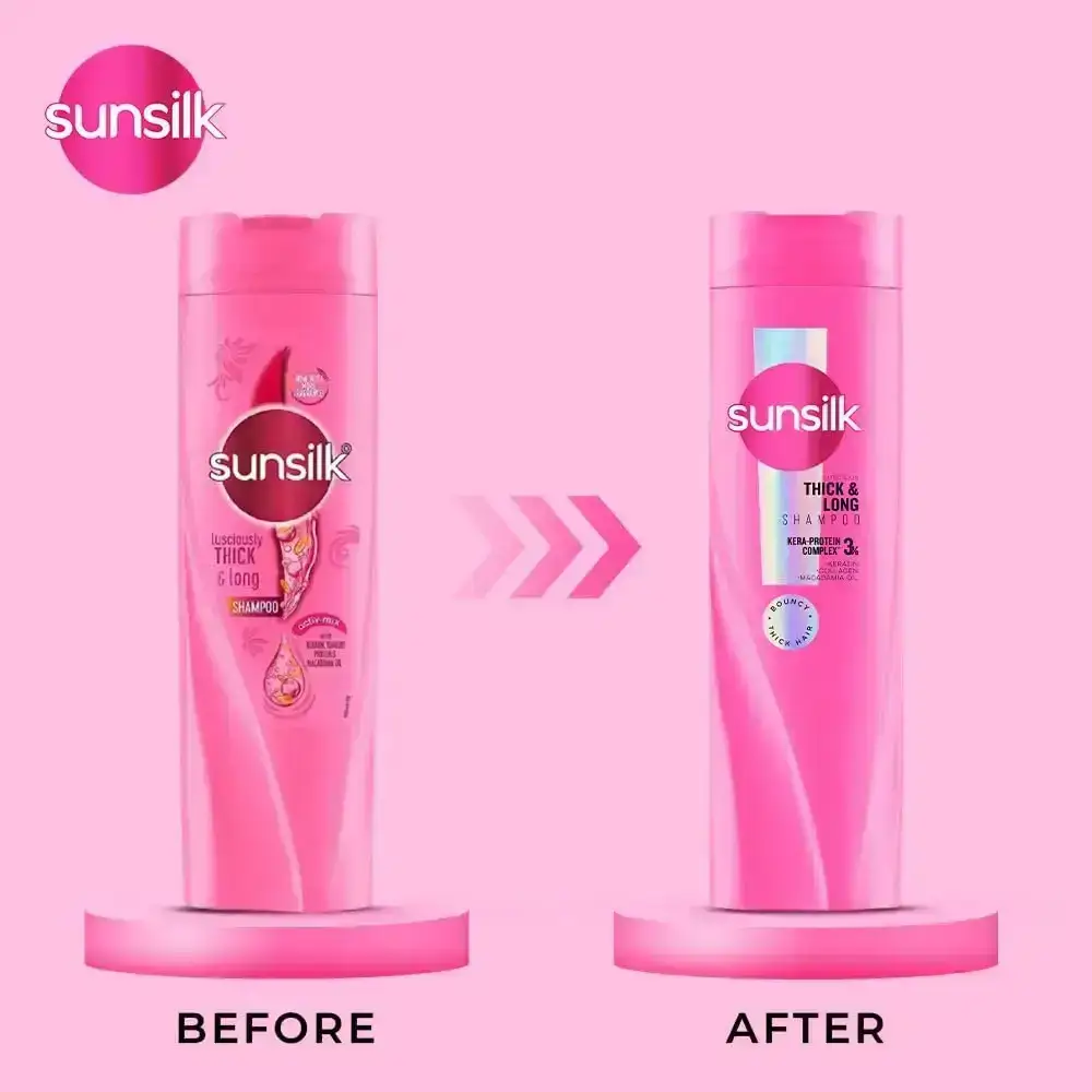 Sunsilk, Luscious Thick & Long Shampoo, 180 ml image 5
