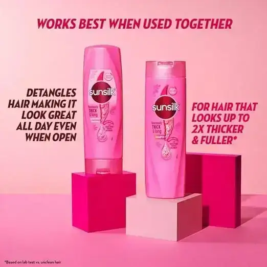  Sunsilk, Lusciously Thick & Long Shampoo, 360 ml image 3