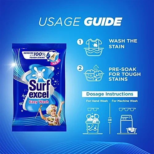  Surf Excel Easy Wash Detergent Powder, 1 kg image 7