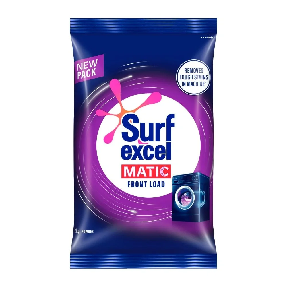 Surf Excel Matic Front Load Detergent Washing Powder 2 kg
