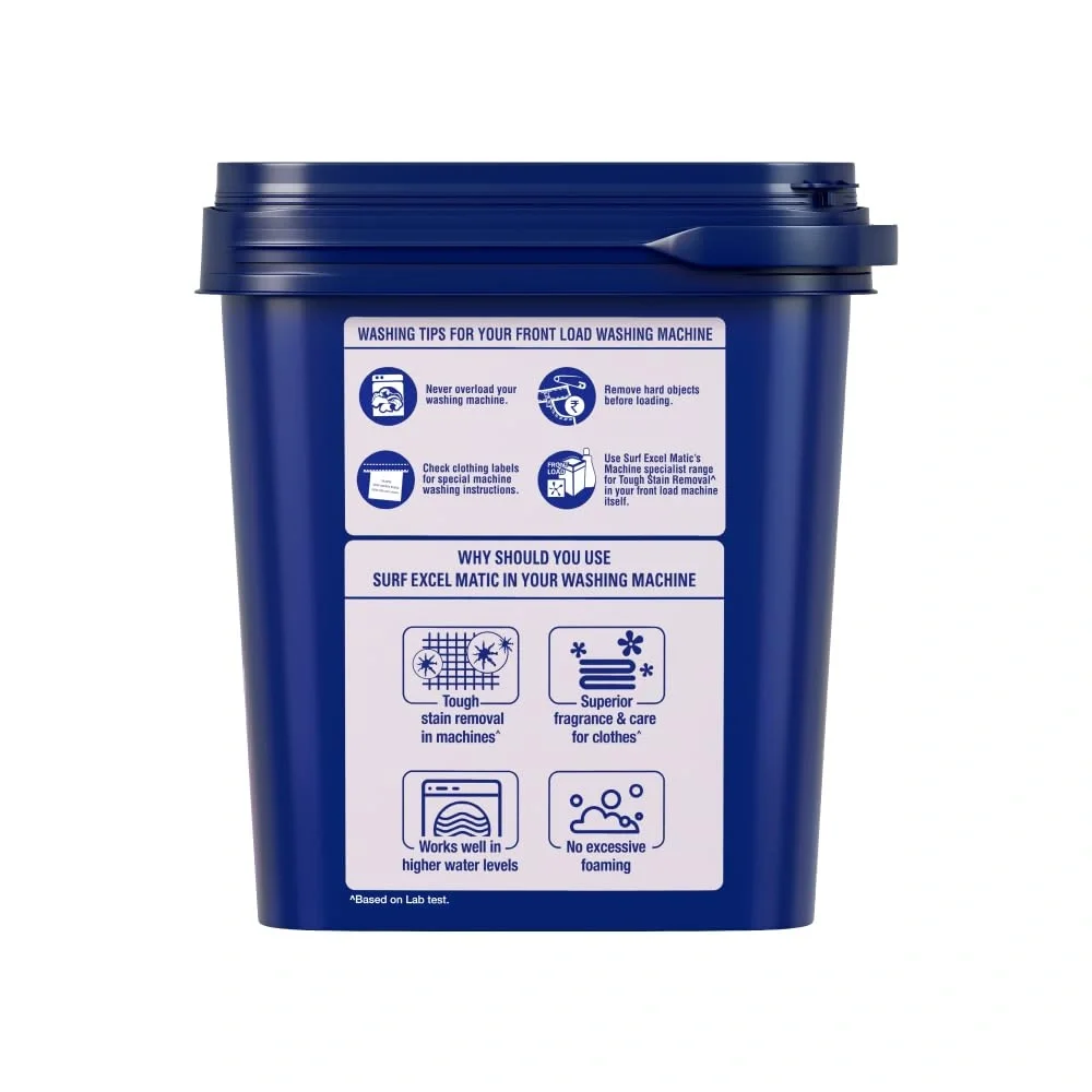  Surf Excel Matic Powder Front Load 6kg +500ml liquid image 2