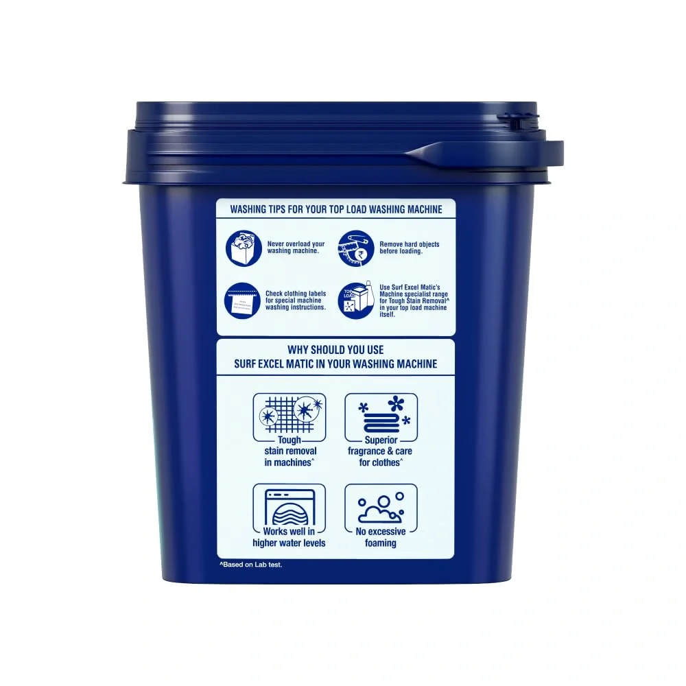  Surf Excel Matic Powder Top Load 6kg +500ml liquid image 2