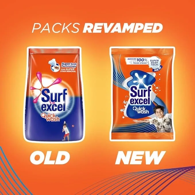 Surf Excel Quick Wash Detergent Powder 1 kg, Washing Powder image 3