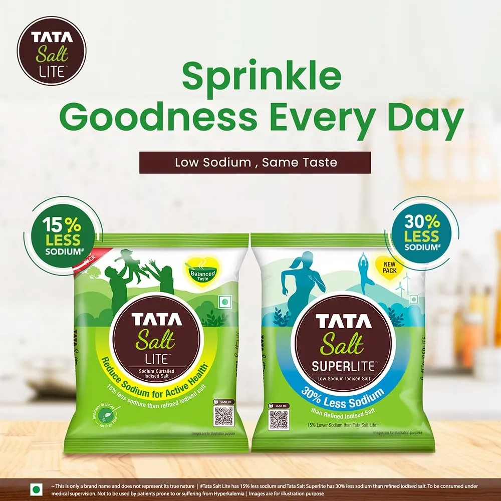  Tata Salt Lite, Low Sodium, 1kg image 2