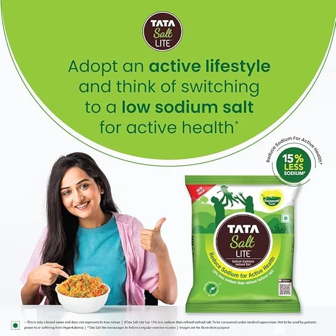  Tata Salt Lite, Low Sodium, 1kg image 3