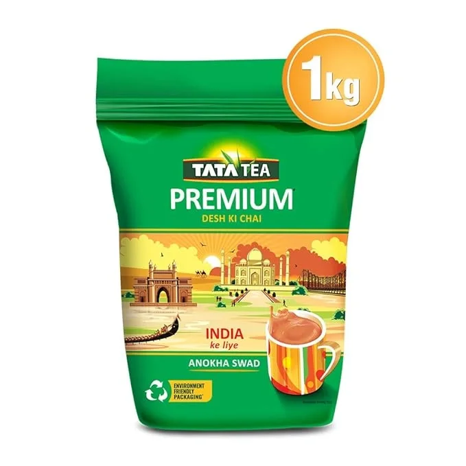 Tata Tea Premium Desh Ki Chai, a unique black tea blend for chai lovers across India, 1kg pack.