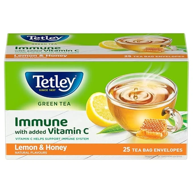 Tetley Green Tea, Lemon and Honey, 25 Tea Bags image 7
