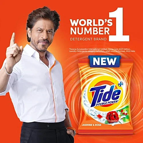 Tide Detergent Powder Jasmine & Rose 5 kg Pouch (free bucket worth 299) image 3