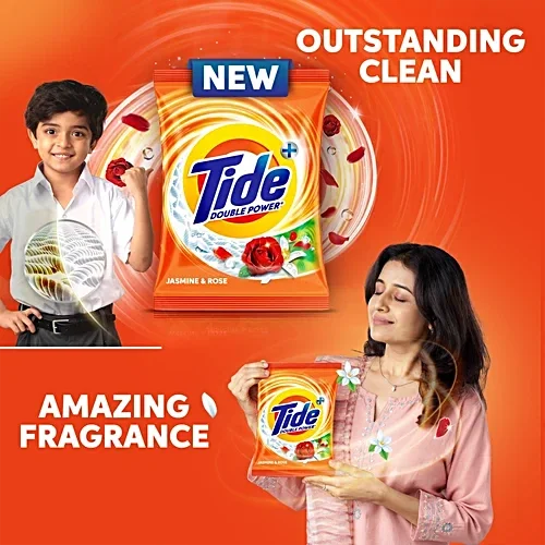 Tide Plus Detergent Washing Powder - 12kg Jumbo Saver Pack | Jasmine & Rose Fragrance image 4