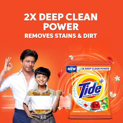 Tide Plus Jasmine & Rose Detergent Washing Powder 1 kg image 6