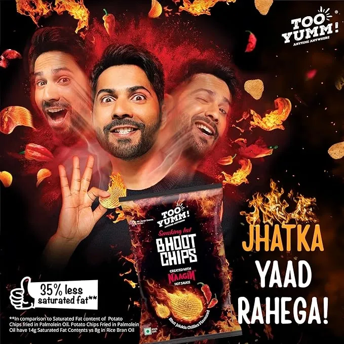  Too Yumm Potato Smoking Hot Bhoot Chips - Bhoot 79G image 4