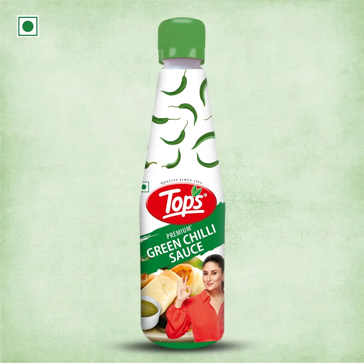 TOPS Premium Green Chilli Sauce - 650 Gm image 3