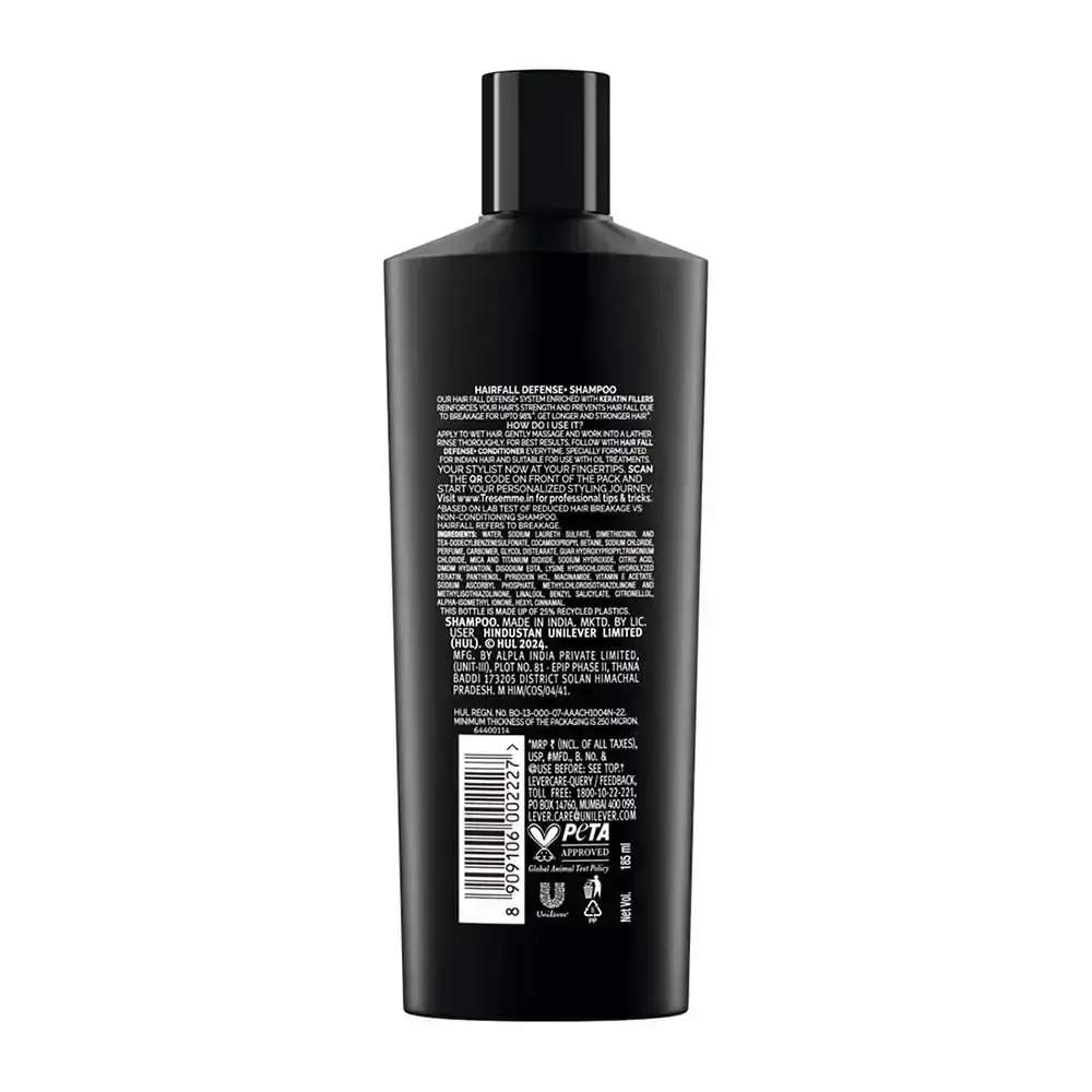 TRESemmé, Hairfall Defense+ Shampoo, 185ml image 2