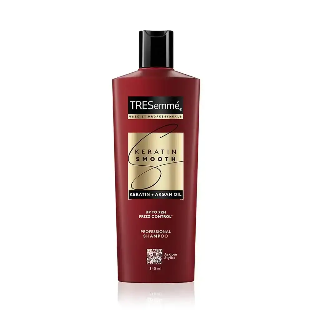 Tresemme Keratin Smooth Shampoo 340ml. Get salon-quality smooth hair with this keratin-infused shampoo.