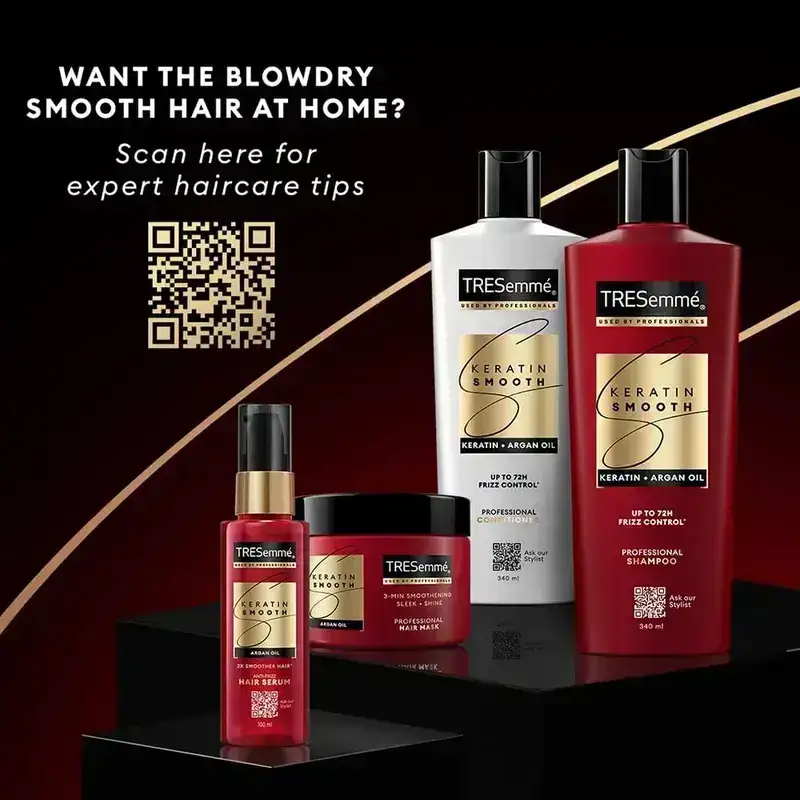 TRESemme, Keratin Smooth Shampoo, 340ml image 3