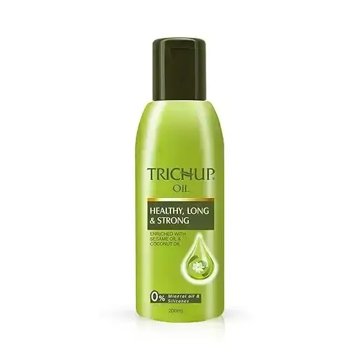 Trichup Healthy, Long & Strong Hair Oil 200ml. Ayurvedic oil for hair growth, strength and overall hair health.